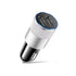 2A -1A Half Metal Interface Car Adapter Dual Ports for Mobile Phones