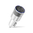 2A -1A Half Metal Interface Car Adapter Dual Ports for Mobile Phones
