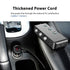Voltage display function 3 in 1 4 USB cigarette car charger with quick charger