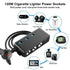 Voltage display function 3 in 1 4 USB cigarette car charger with quick charger