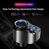 3 Ports (2USB 3.0+Type C ) Car Adapter with iGnition Port for iPhone 13/12/11 and other Devices - Black