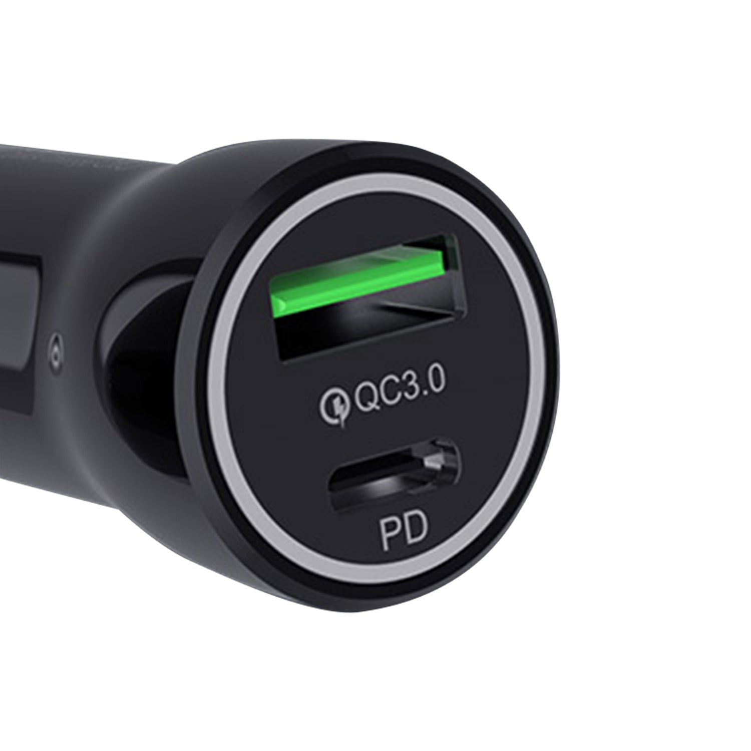 20W (USB3.0 + Type-c)2-port LED lights  automotive adapters