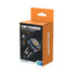 65W (USB3.0 + Type-c)2-port LED lights  automotive adapters-Black