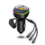 PD 65W+QC3.0 3in1 Charging line Multifunctional vehicle Fast Charging Adapter Compatible With iPhone 15 Series