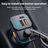 3 in1 Car charger，Bluetooth hands-free FM transmitter MP3 bluetooth player multifunction colorful charging