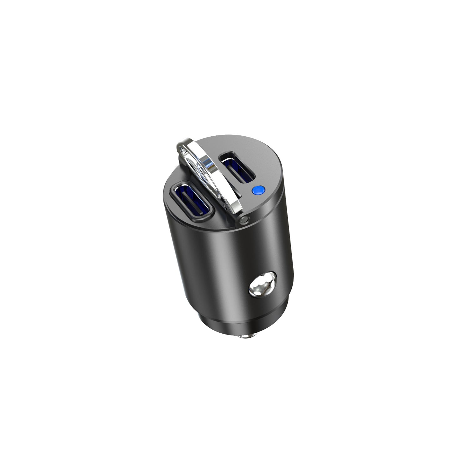 30W(2 Type-c ports) pull ring car charger