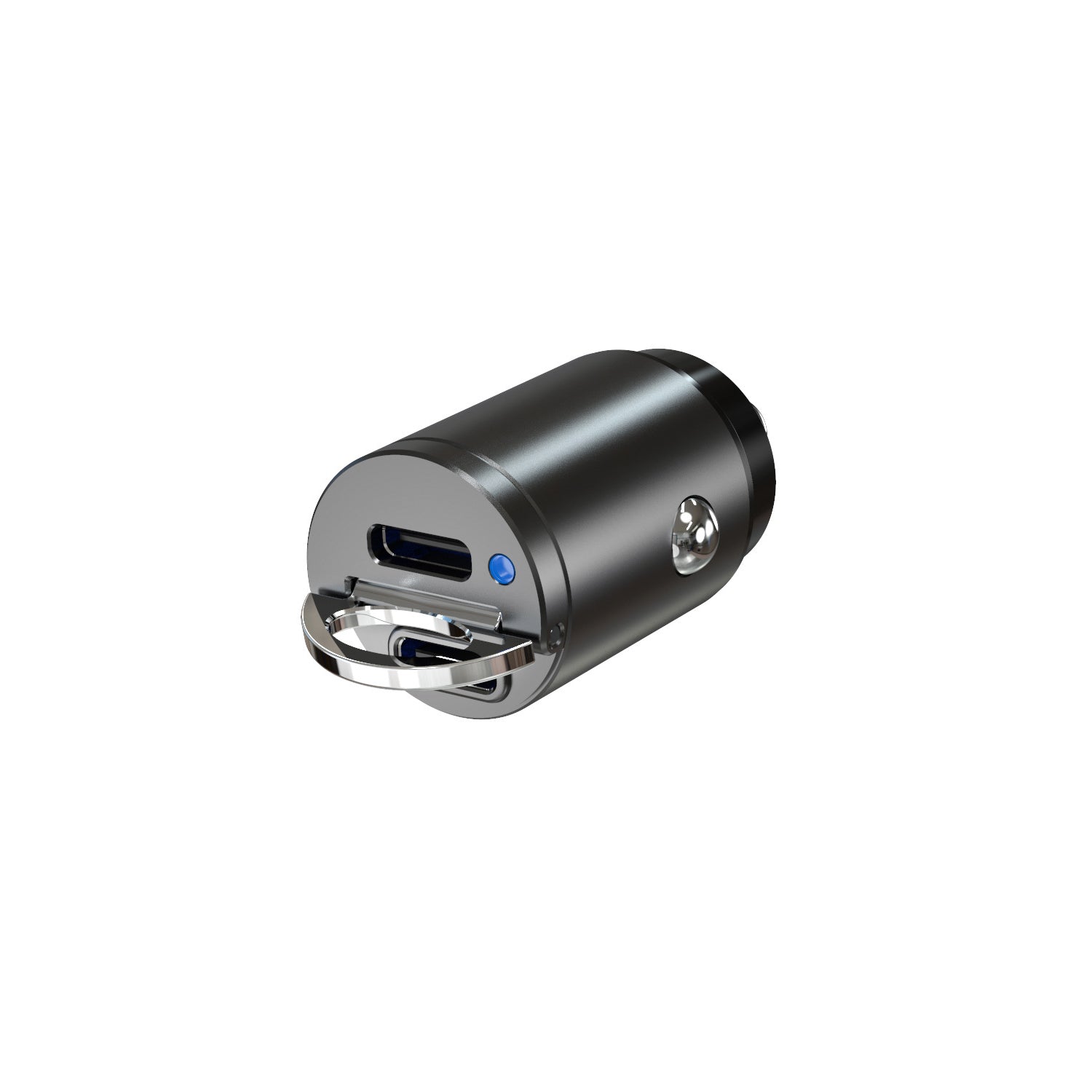 30W(2 Type-c ports) pull ring car charger