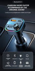 20W Bluetooth MP3 Player Hands-Free Call FM Transmitter, Car Fast Charging Adapter Compatible With iPhone 15 Series-Black