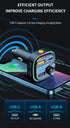 20W Bluetooth MP3 Player Hands-Free Call FM Transmitter, Car Fast Charging Adapter Compatible With iPhone 15 Series-Black