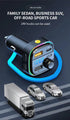 20W Bluetooth MP3 Player Hands-Free Call FM Transmitter, Car Fast Charging Adapter Compatible With iPhone 15 Series-Black
