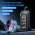 Car MP3 Bluetooth Player Audio Transmitter Car Fast Charging Adapter Compatible With iPhone 15 Series-Black