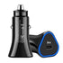 25W PD LED Lamp Llight Car Fast Charging Adapter Compatible With iPhone 15 Series-Black