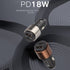 18W PD Type-C＋USB Multifunctional Universal Vehicle Car Fast Charging Adapter Compatible With iPhone 15 Series