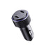 USB C 60W Car Charger, Dual Type C Car Fast Charging Adapter Compatible With iPhone 15 Series-Black