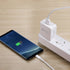 2.4A One-Port USB Fast Charging Wall Adapter for Phone, iPad, and Tablet- White