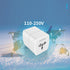 Universal Plug Converter Fast Charging Adapter-White