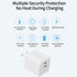 35W PD(2 Type-C ports)Gallium Nitride Folding design Fast Charging Adapter Compatible With iPhone 15 Series-White