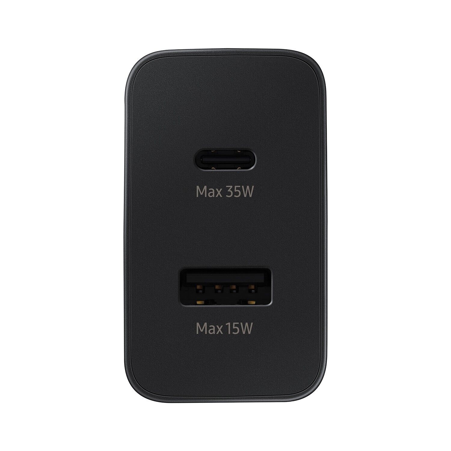 35W USB + Type-C Power Dual Port Fast Charging Adapter Compatible With iPhone 15 Series-Black