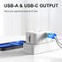 Universal Conversion Socket USB to Type-C Fast Charging Adapter Compatible With iPhone 15 Series-White