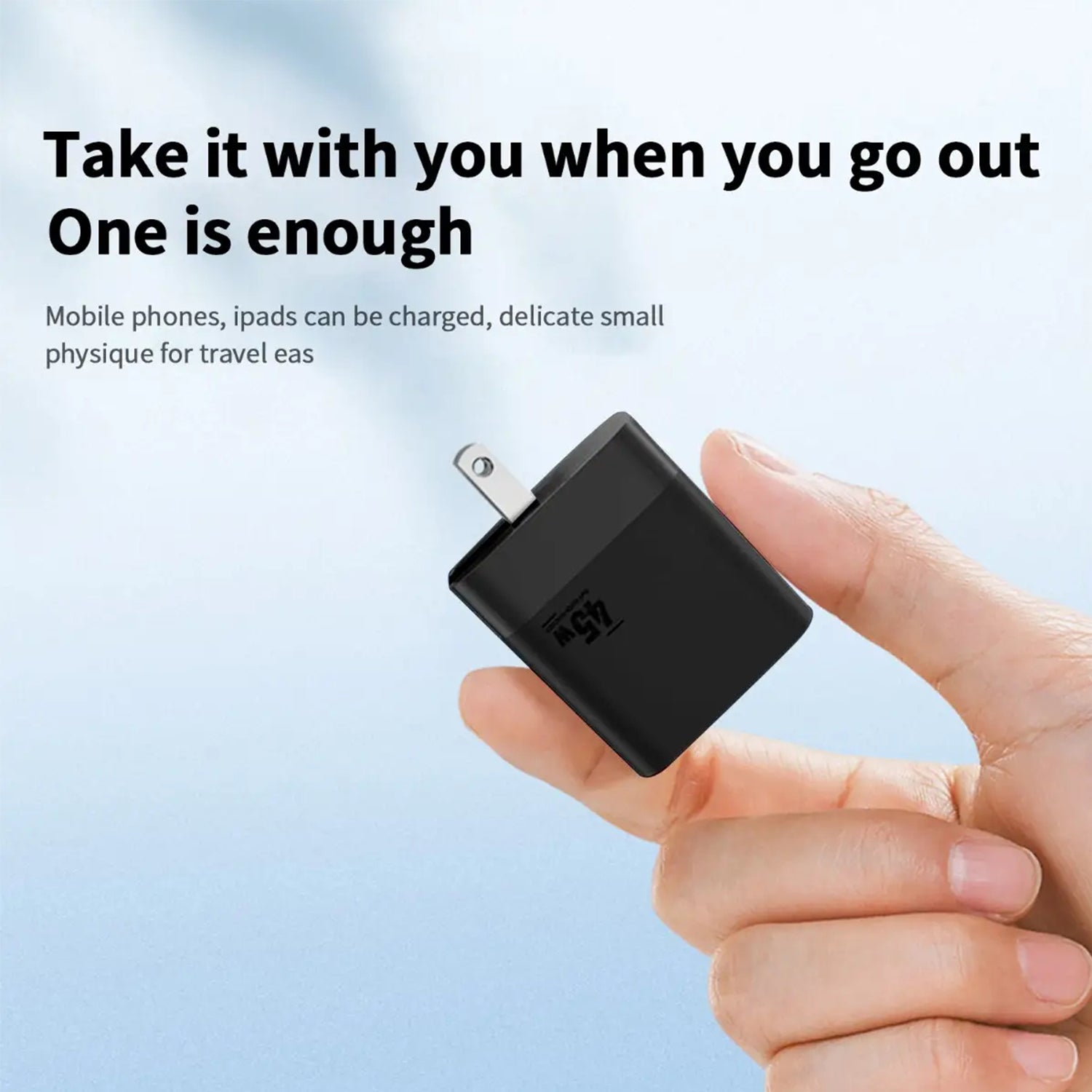 45W double PD double-port qFast Charging Adapter Compatible With iPhone 15 Series