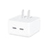 35W double PD double-port fast charge adapter