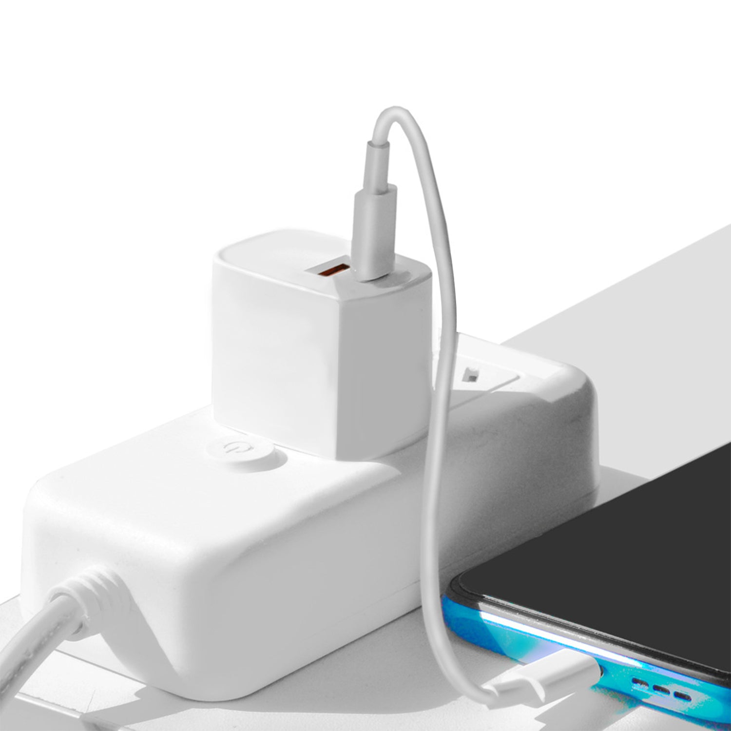 20W mini PD 2 port (USB 3.0 +PD) is used for quick chargers on other devices
