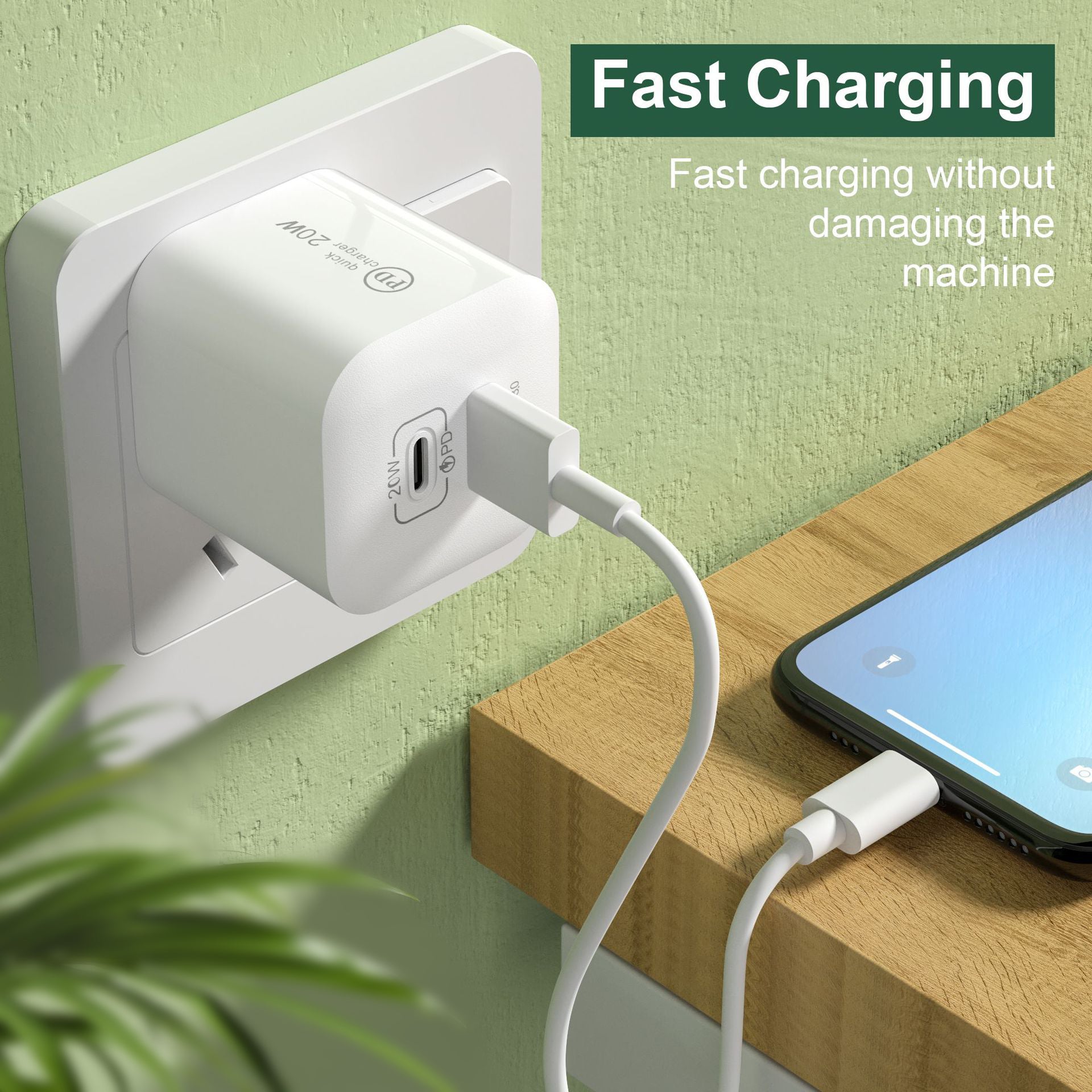 20W mini PD 2 port (USB 3.0 +PD) is used for quick chargers on other devices