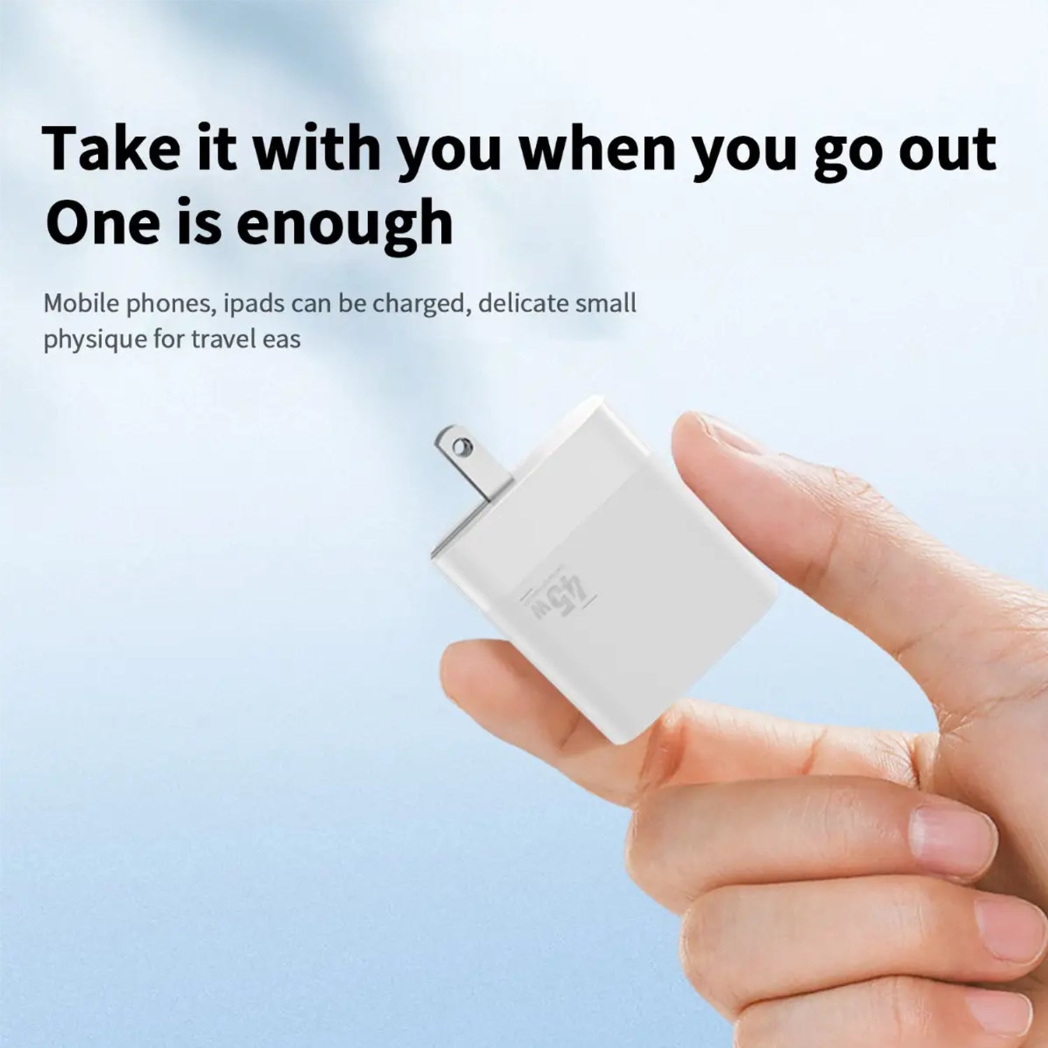 45W double PD double-port qFast Charging Adapter Compatible With iPhone 15 Series