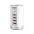 iSmart Multiple Port Fast Charging Station (PD Port+Type C Port+USB 3.0 +2.1A USB Port +1.0 USB Port)for iPhone 13/12/11/XR and other Devices