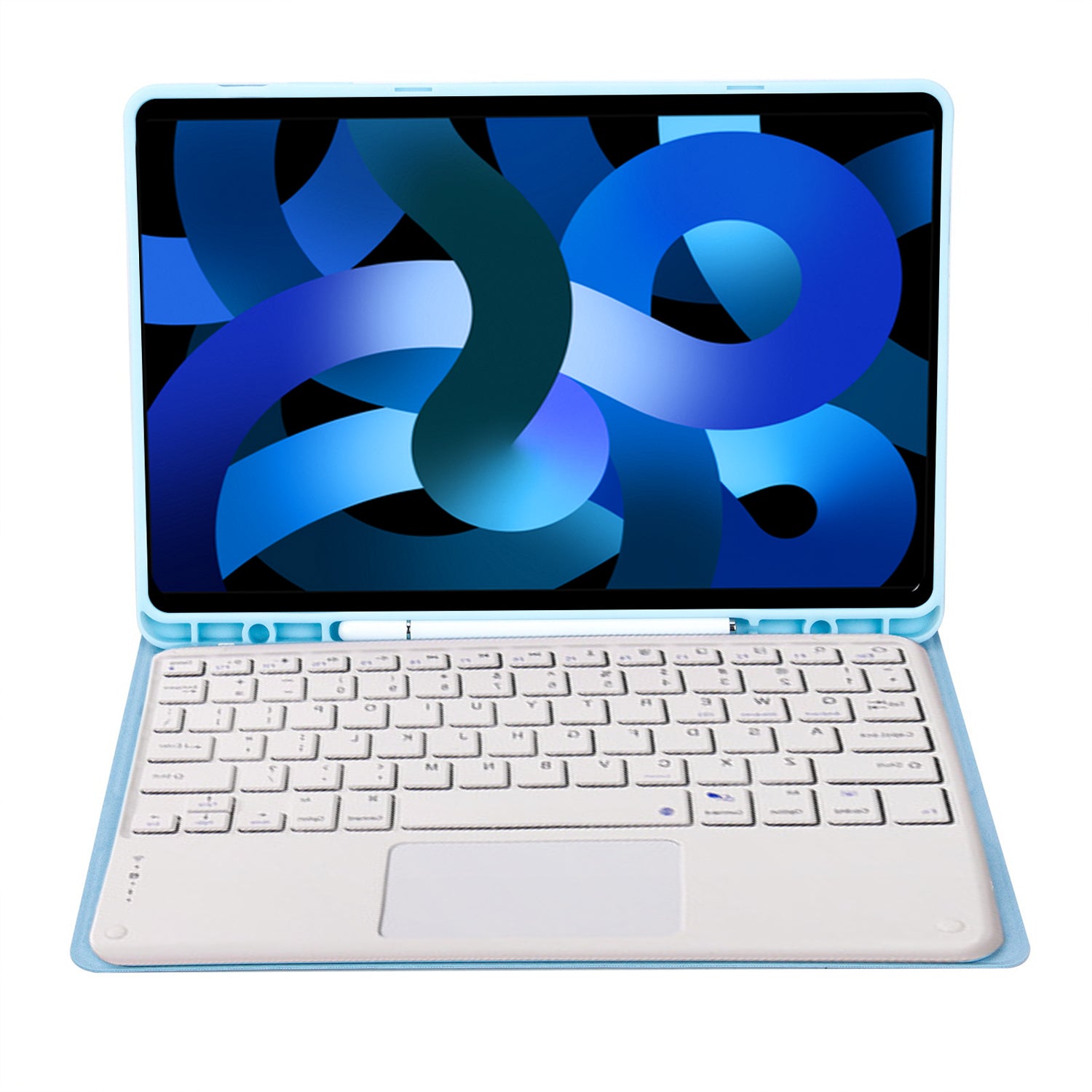 2022 iPad Air 3 in 1 Bluetooth keyboard protection case and mouse (with  Apple Pencil slot)