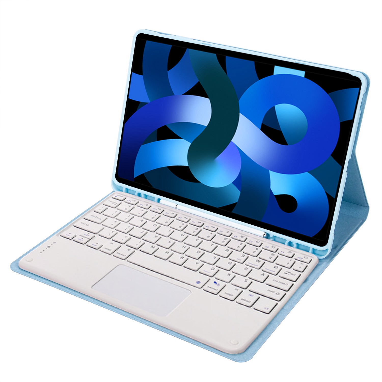 2022 iPad Air 3 in 1 Bluetooth keyboard protection case and mouse (with  Apple Pencil slot)