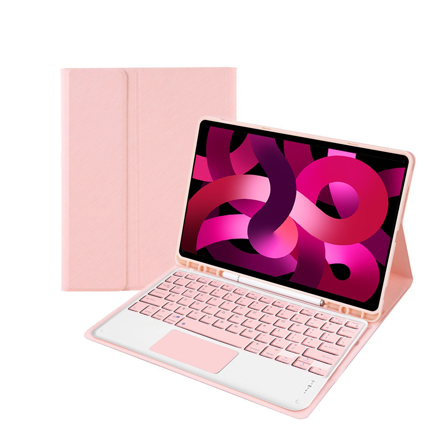 2022 iPad Air 3 in 1 Bluetooth keyboard protection case and mouse (with  Apple Pencil slot)