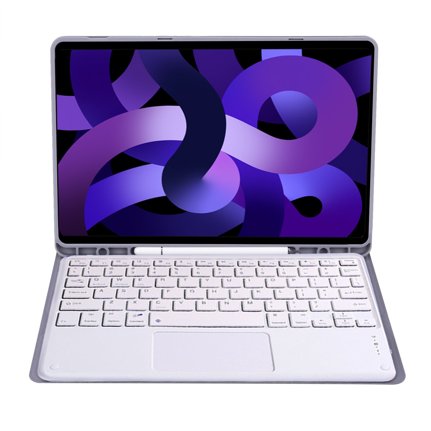 2022 iPad Air 3 in 1 Bluetooth keyboard protection case and mouse (with  Apple Pencil slot)