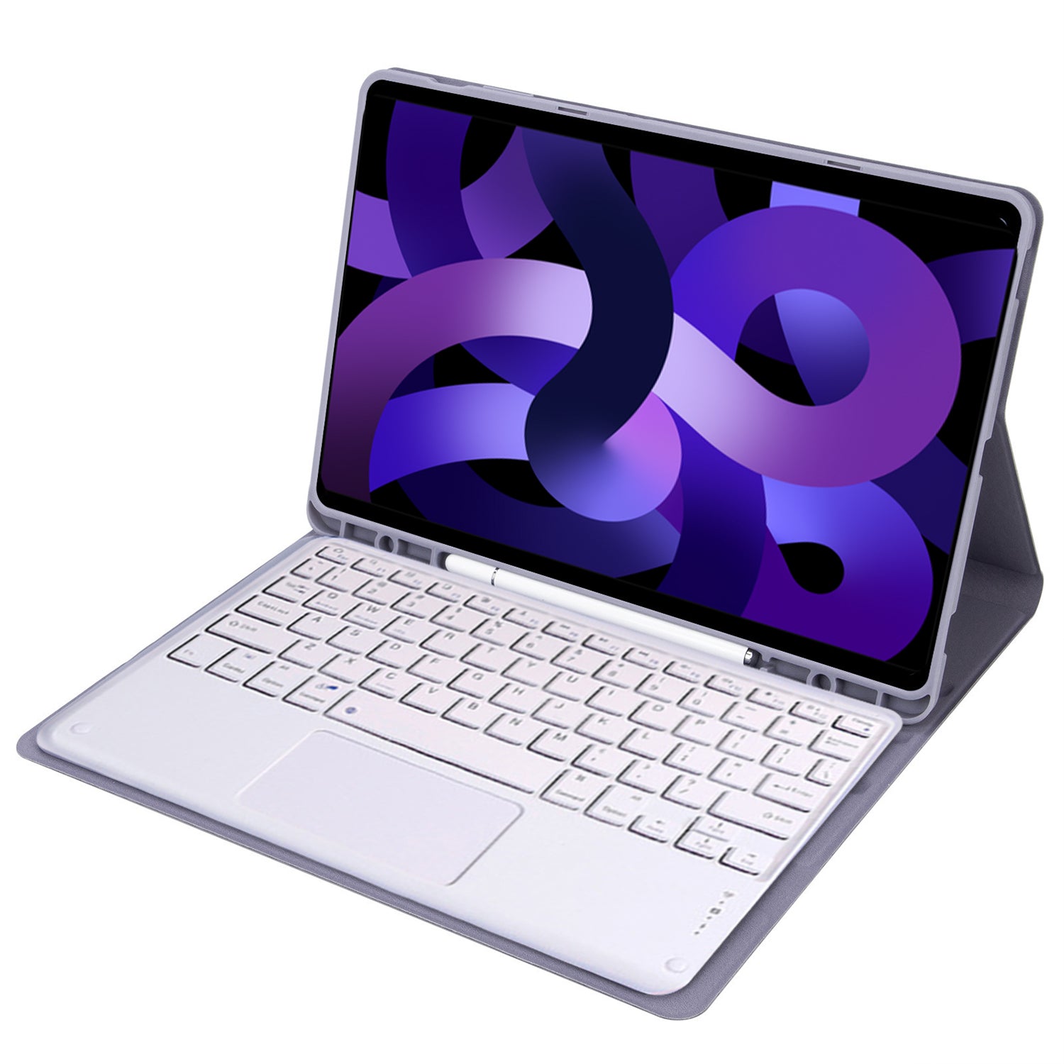 2022 iPad Air 3 in 1 Bluetooth keyboard protection case and mouse (with  Apple Pencil slot)