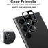 Samsnug Galaxy S24 Ultra Camera Tempered High Definition Camera Lens Protector-Black