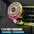 15W RGB Car Wireless Charger Magnetic Phone Holder Fast Charge Air Vent Phone Mount