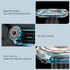 15W RGB Car Wireless Charger Magnetic Phone Holder Fast Charge Air Vent Phone Mount