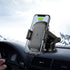 Car-mounted wireless charger holder with suction cup-Black