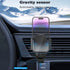 15W Car Suction Cup Mobile Phone Holder-Black