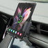 Wireless Car Charger Mount For Samsung Galaxy Z Fold 5/4/3/2, Auto-Clamping Air Vent Dashboard Car Phone Holder ，Replaceable Suction Cup-Black