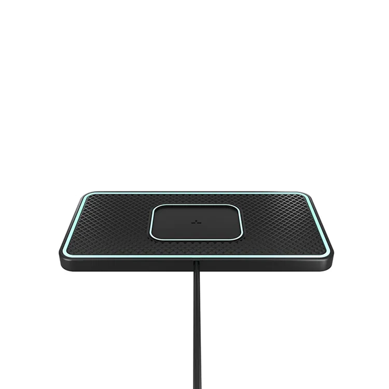15W Car Fast Wireless Charger Silicone Pad Charging Launch Pad For Smartphone-Black