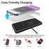 15W Car Fast Wireless Charger Silicone Pad Charging Launch Pad For Smartphone-Black