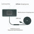 15W Car Fast Wireless Charger Silicone Pad Charging Launch Pad For Smartphone-Black