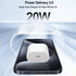 20W USB C Fast Charger for iPhone 15/15 Plus/15 Pro/15 Pro Max USB C to C Charging Cable-White