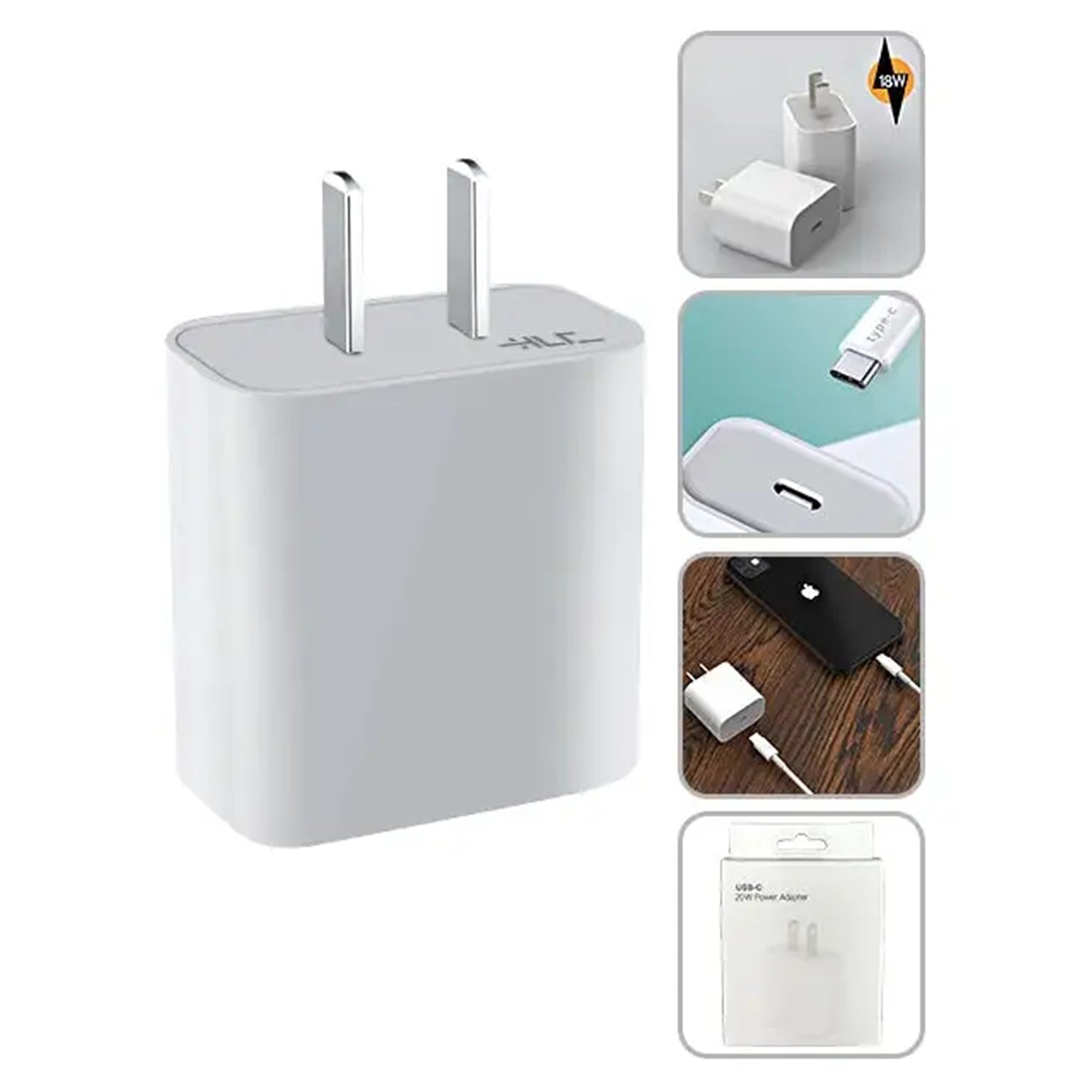 Home Adapter for iPhone  iPhone 13/12/11  (Type C Charging Port)
