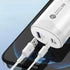 38W American Standard Type-C Fast Charge Head Pd20w + QC 3.0 Smart Phone Direct Charging Charger with Data Cable-White