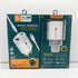 38W American Standard Type-C Fast Charge Head Pd20w + QC 3.0 Smart Phone Direct Charging Charger with Data Cable-White