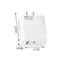 30W Type-C to Type-C Dual Port (USB-A+ PD Type-C) Multifunctional Fast Charge Adapter Compatible With iPhone 15 Series-White