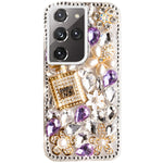 Samsung Galaxy S23 Ultra 3D Diamond Luxury Bling Bling TPU Case