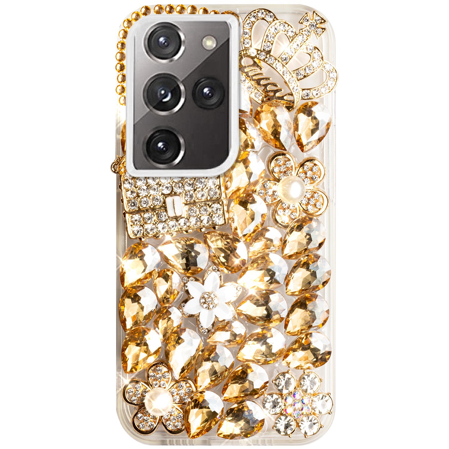 Samsung Galaxy S23 Ultra 3D Diamond Luxury Bling Bling TPU Case